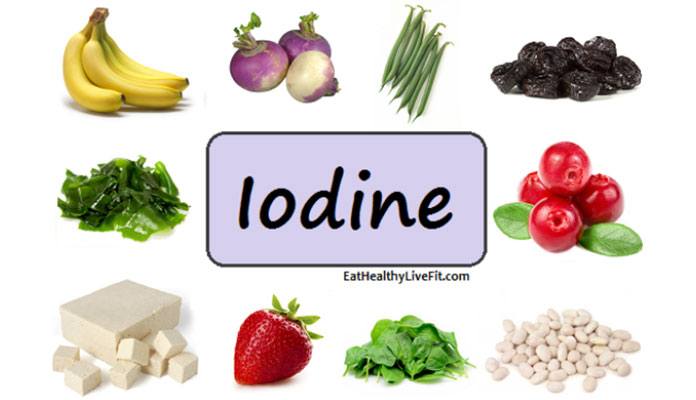 what foods provide iodine